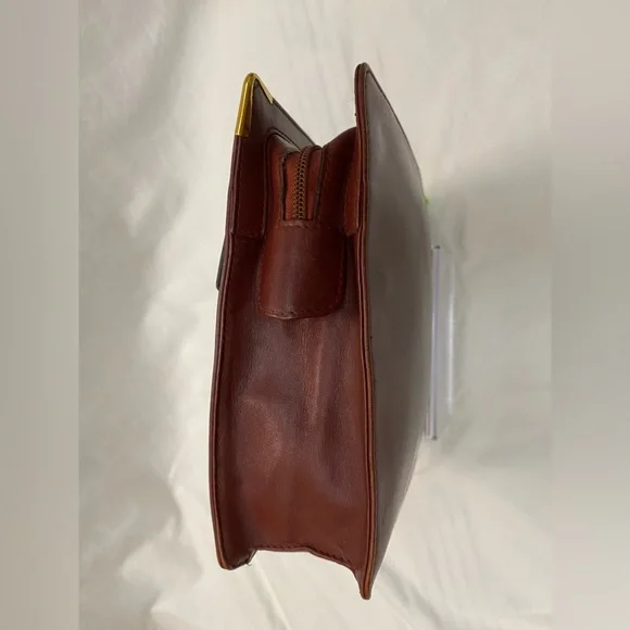 Cartier Bordeaux Leather Must de Cartier A5 Document Case Clutch Bag. - Picture 7 of 14